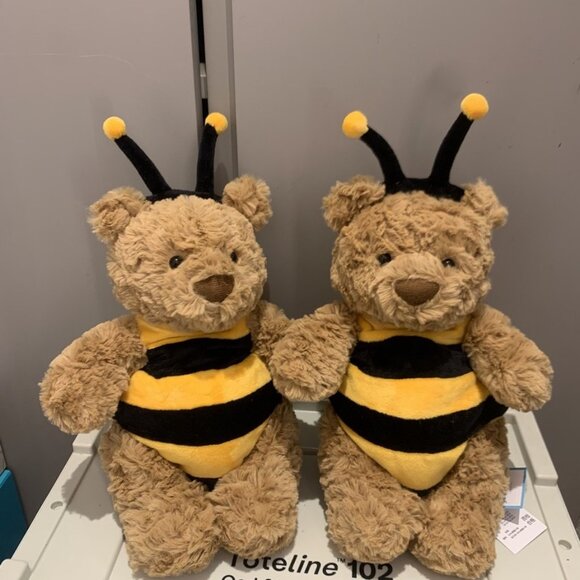 Jellycat Bartholomew Bear Bumblebee Costume Retired Soft Gift NWT and Dust Bag - Picture 1 of 6
